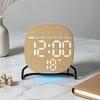 Temperature Display Digital LED Clock Plastic Bedside Wake-up Clock LED Electronic Watch  Bedroom