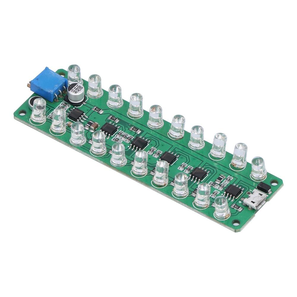 LED Display VU Meter Voice Control LED VU Meter Module LED Indicates RGB Bar  Professional Sound