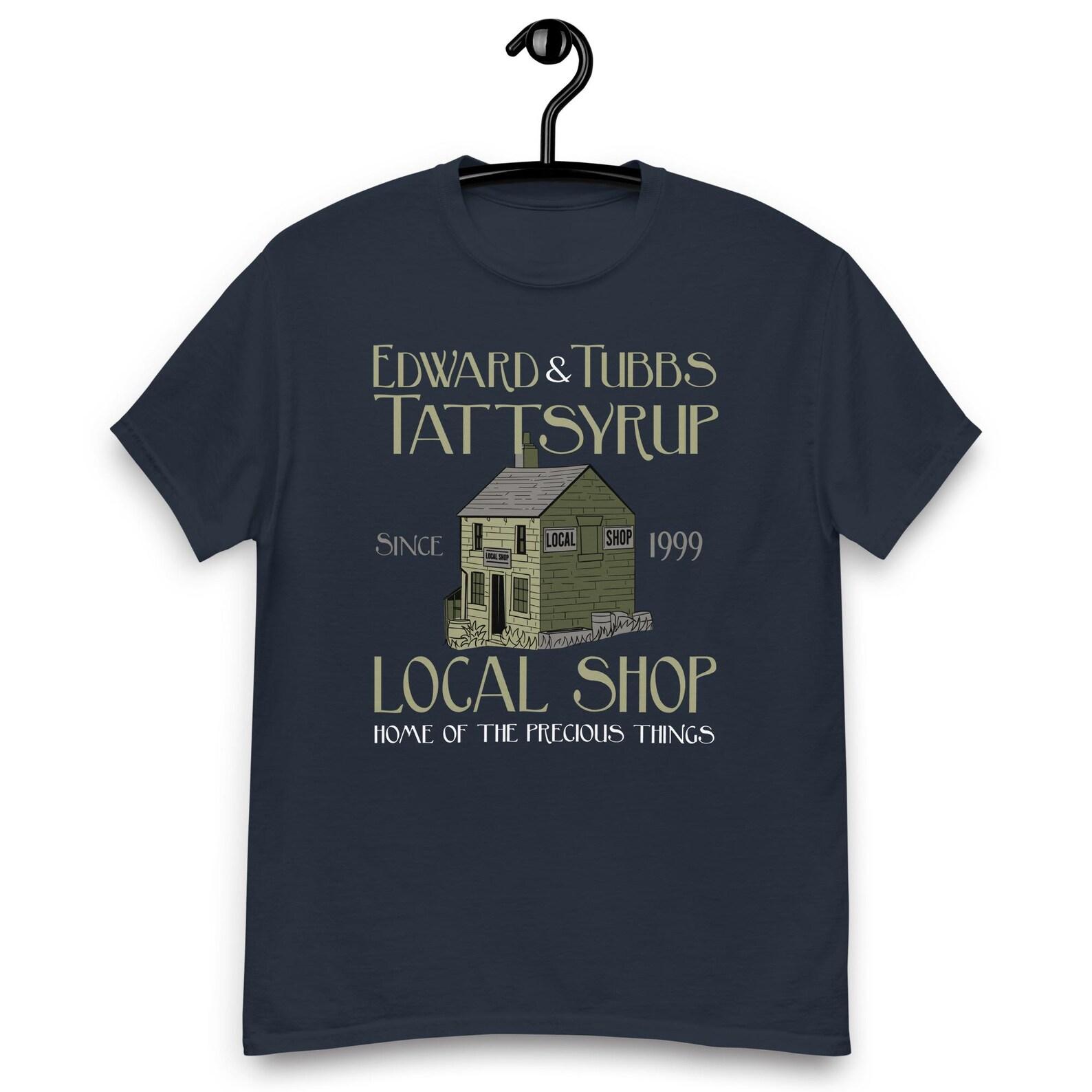 The League of Gentleman TV Series - Edward & Tubbs Tattsyrup Local Shop for Local People T-shirt 3XL