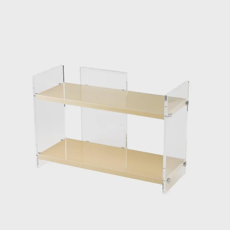 Organizzatore di Lusso in Acrilico per Cosmetici per Lavandino del Bagno o Scrivania