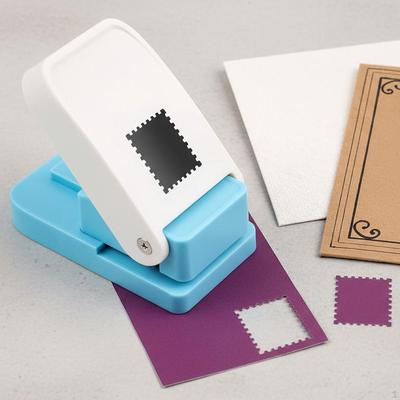 Postage Stamp Punch Embossing Tool 1x0.8inch for Kids Paper Scrapbooking Supplies