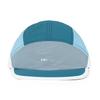 Clakllie Umpire Cap Men Women Lightweight Water Repellent 5 Panel Short Brim Aqua blue
