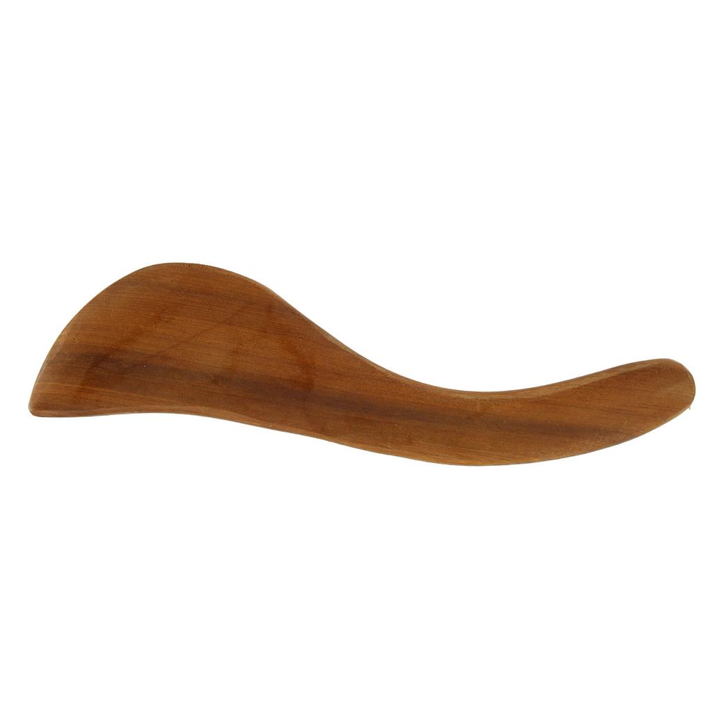 Wooden Scraping Board Fitted S Shape Relaxing Muscles Ergonomic Handle Fragrant Wood Portable