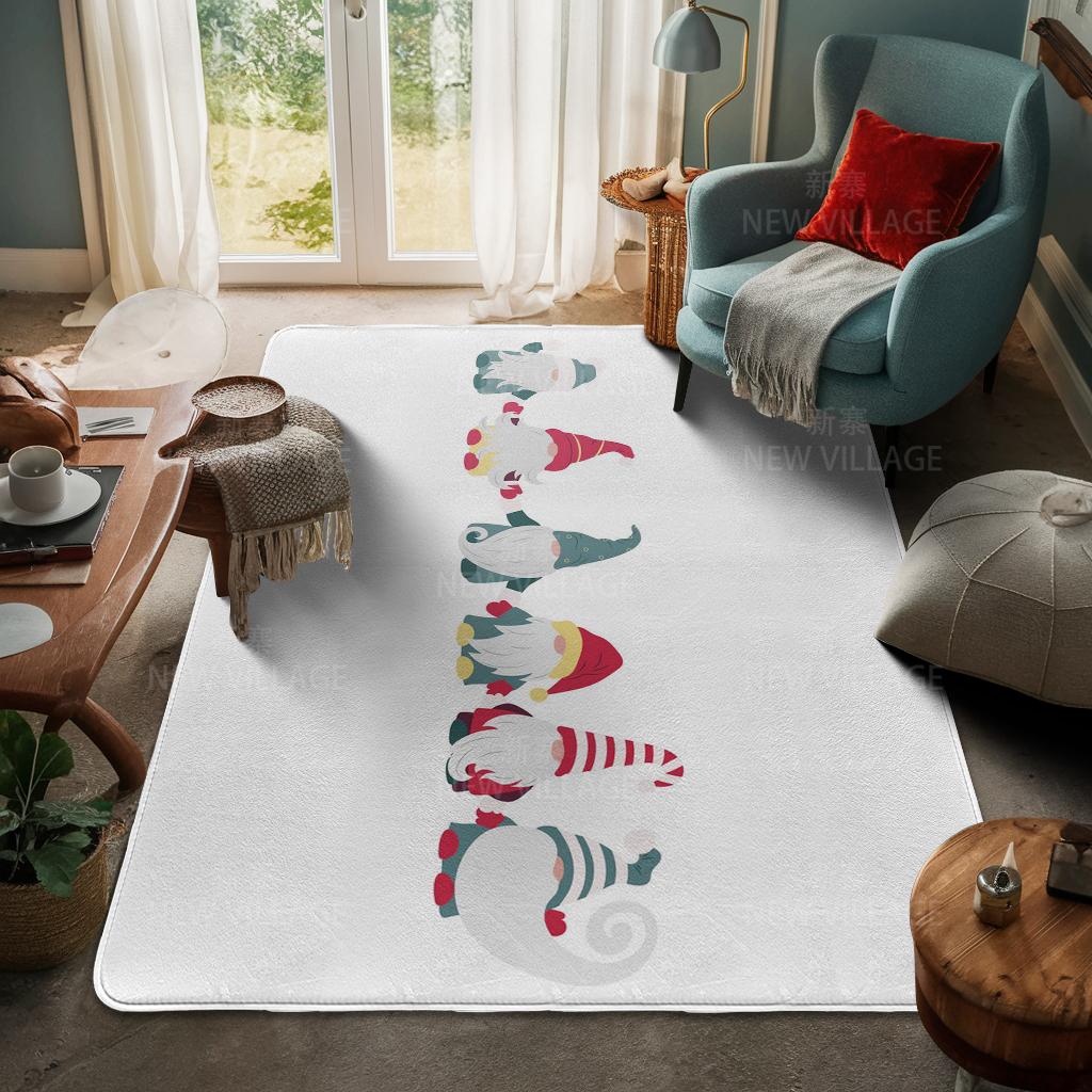 Hus inngangsteppe Hjem dørmatte Stue Bad Fot baderoms sklisikre vannabsorberende tepper bad God jul vinter