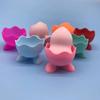 Supports de coquetiers en Silicone, support de stockage d'œufs de séchage, chaudière de qualité alimentaire, braconnier d'œufs, support de coquetiers pour la cuisine, outils de cuisine pour le petit déjeuner