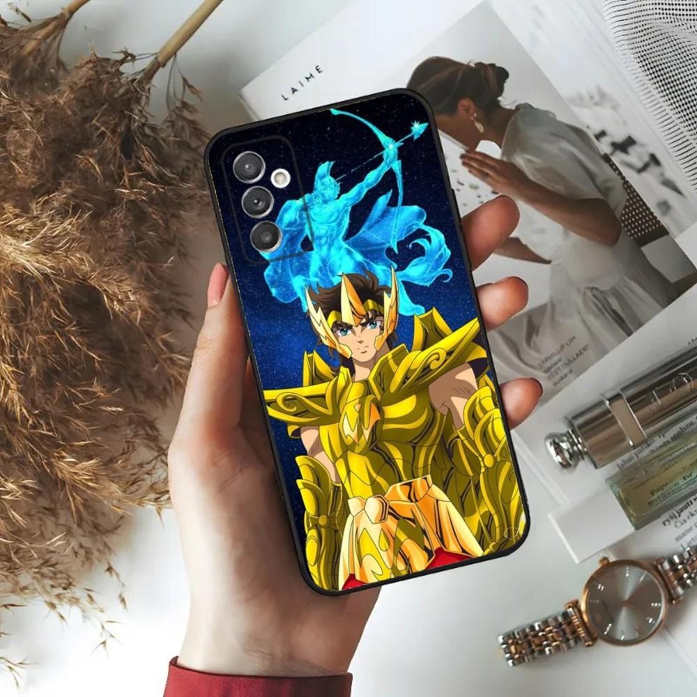 Saint Seiya Knights Of The Zodiac Phone Case For Samsung S24,23,22,30,21,10,9,Ultra,Plus,Lite,FE,5G Black Soft Case