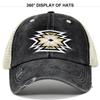 Embroidered Baseball Cap With 3d Embroidery Duck Tongue Cap Wide Brim Sunshade Elastic Ponytail Cap