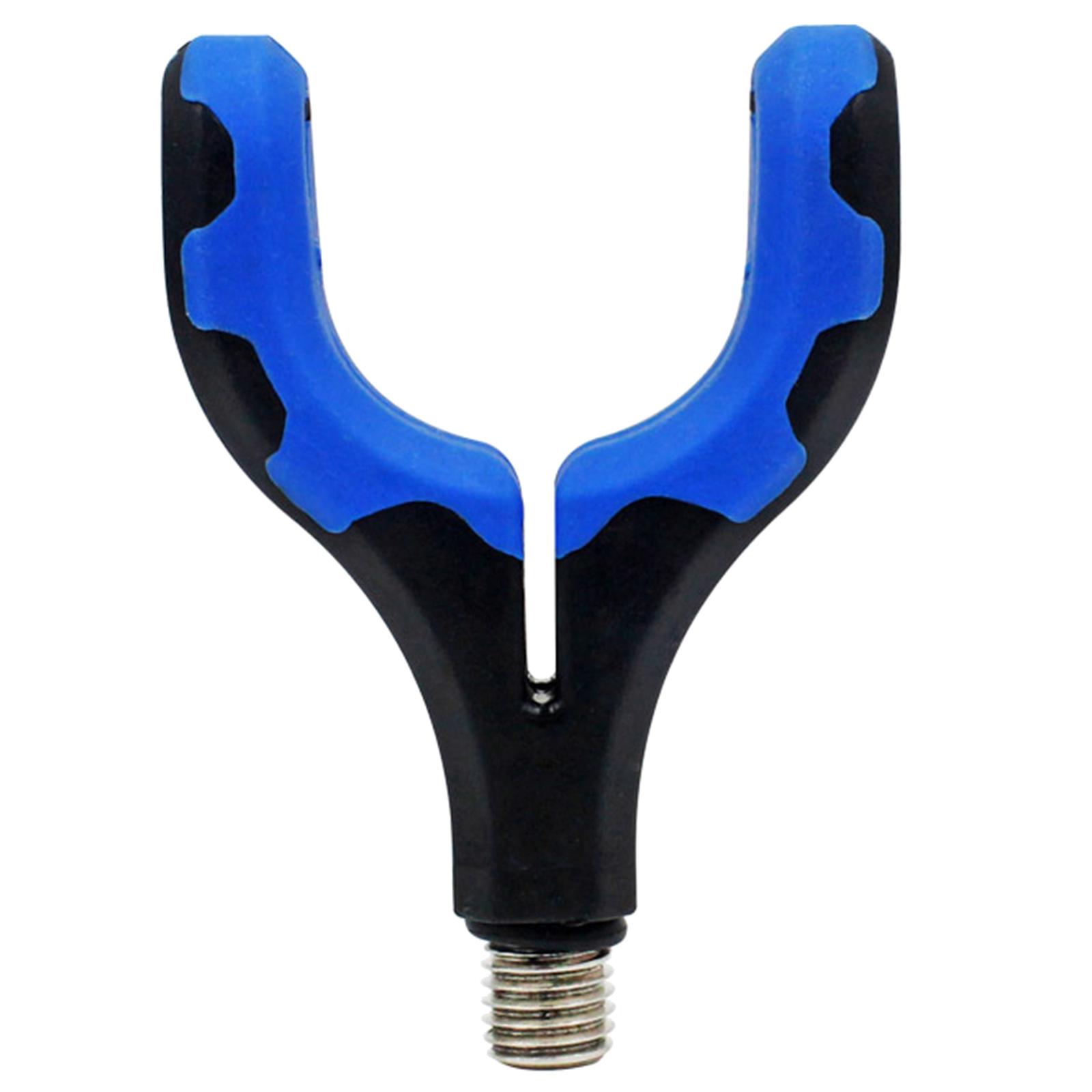 

Fishing Rod Rest Head UShaped Bracket Head Fishing Grippers Rest Connects for Carp Fishing Rod Support Easily Install
