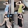 Street Style Short Bodycon Dress With Sleeveless Design For Summer Wear