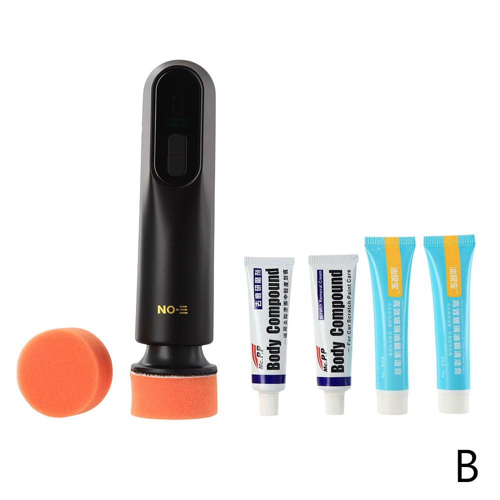 Car Polisher Machine Wireless Electric Polishing Wax Tool Adjustable Speed LED Display Auto Polish Waxing Machine for Car B D6C1