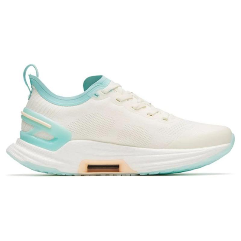 Anta Cushioned Anti-Slip Wear-Resistant Breathable Lightweight Low-Top Running Shoes Women's White Blue Sneakers 122245580S-11