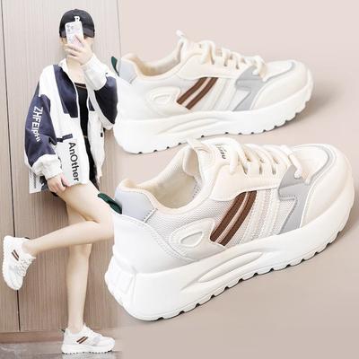 Buty tatusia Damskie Wiosenne Uniwersalne Sneakersy dla Pary Damskie Buty Casualowe Uniwersalne
