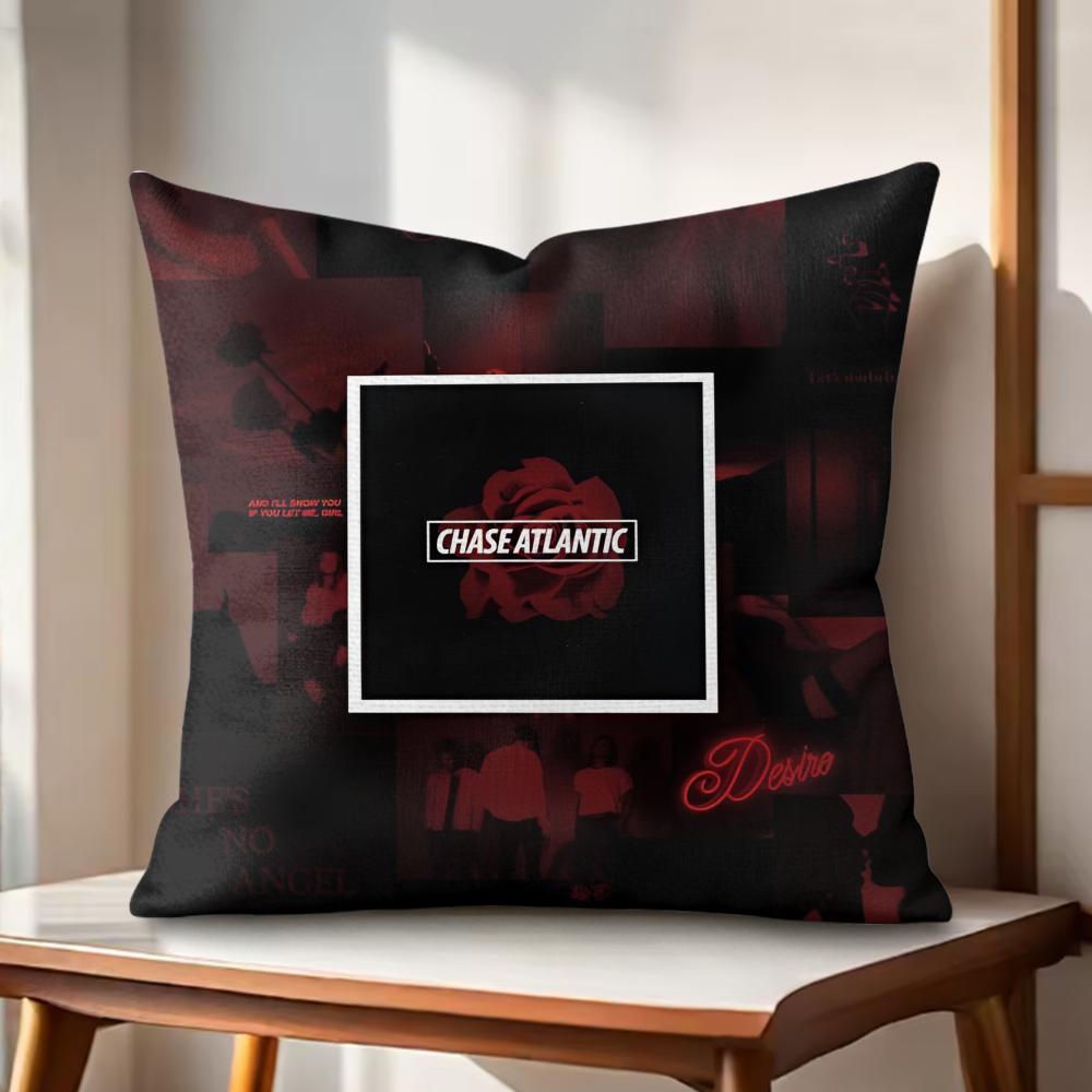 

Rock Band CChase AAtlantic Cushion Cover Natural Linen Organic Fabric DoubleSided Printing Couch Pillow Covers Home Decor 30x30cm