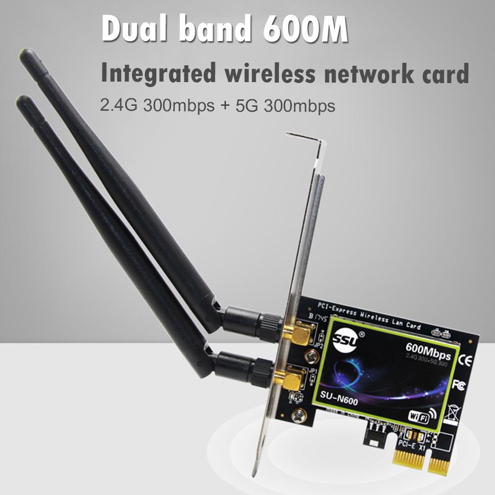 

Wireless Dual Band 600Mbps PCI Express Wireless Gigabit Ethernet Dual Band Desktop 2.4G/5G Wireless China Mainland