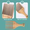 Men Texturizing Comb Comfortable Easy To Hold Universal Hair Salon Wooden Fork for Daily Life