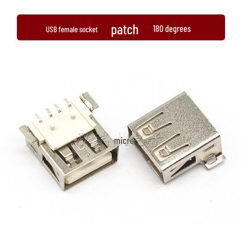 USB Female to Male Type-C Connector, Type-A/B SMD with Straight/Bent Pins