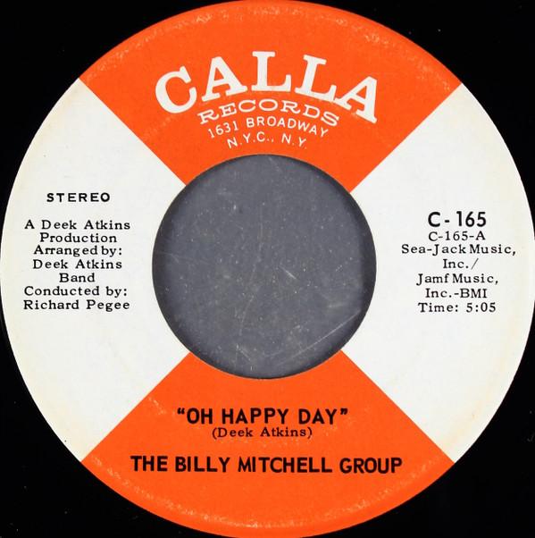 

7inch Record BILLY MITCHELL GROUP Oh Happy Day C165 Calla Records 1969 US Jazz Used