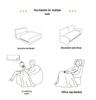 Waffelstruktur Mehrzweckdecke: Sofa, Nickerchen, Bett und Decke für Zuhause, Büro oder Reisen.