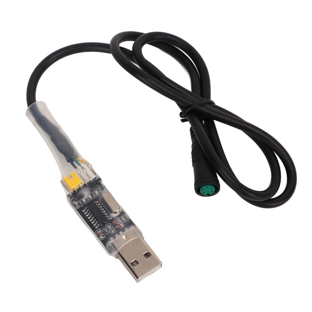 Elektrisk Sykkel USB Programmeringskabel Plast 5pin Hunn USB2.0 Plugg Midtmotor Programmering