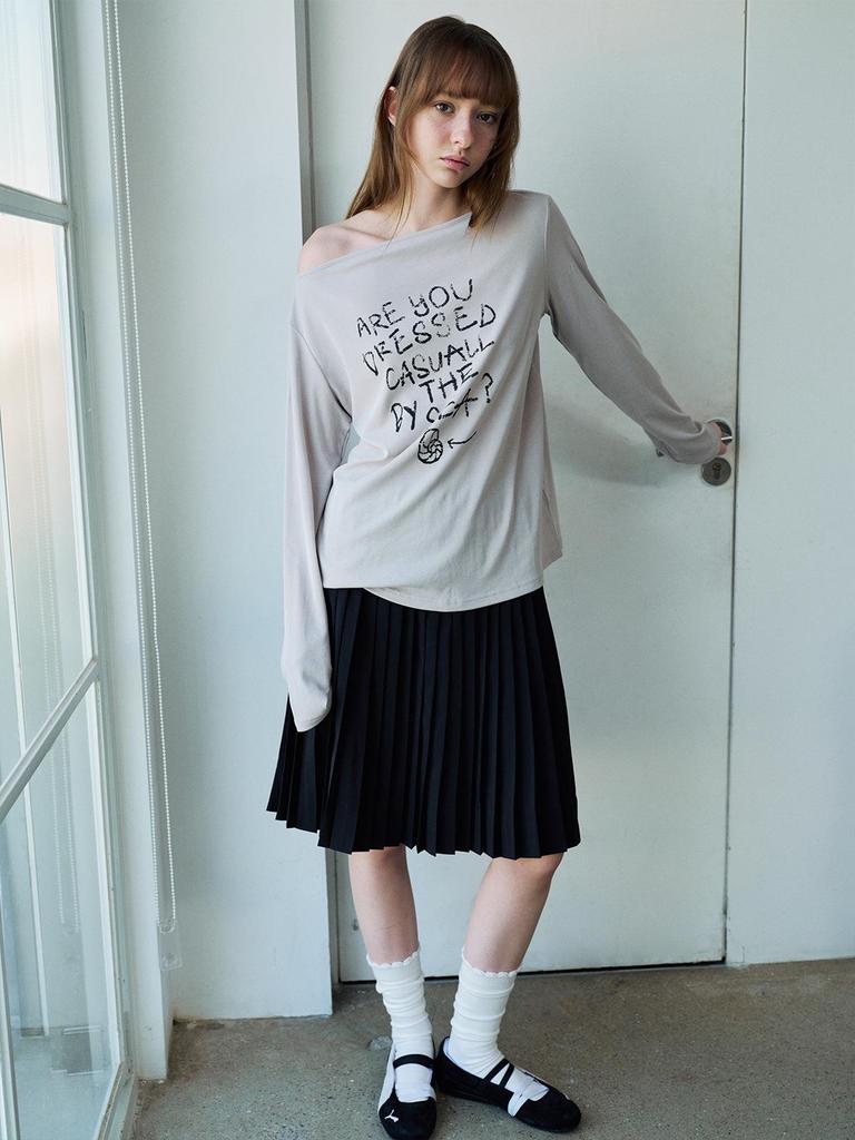 Spring New Modal Pleated Relaxed Midi Skirt - Cloud-Like Comfort