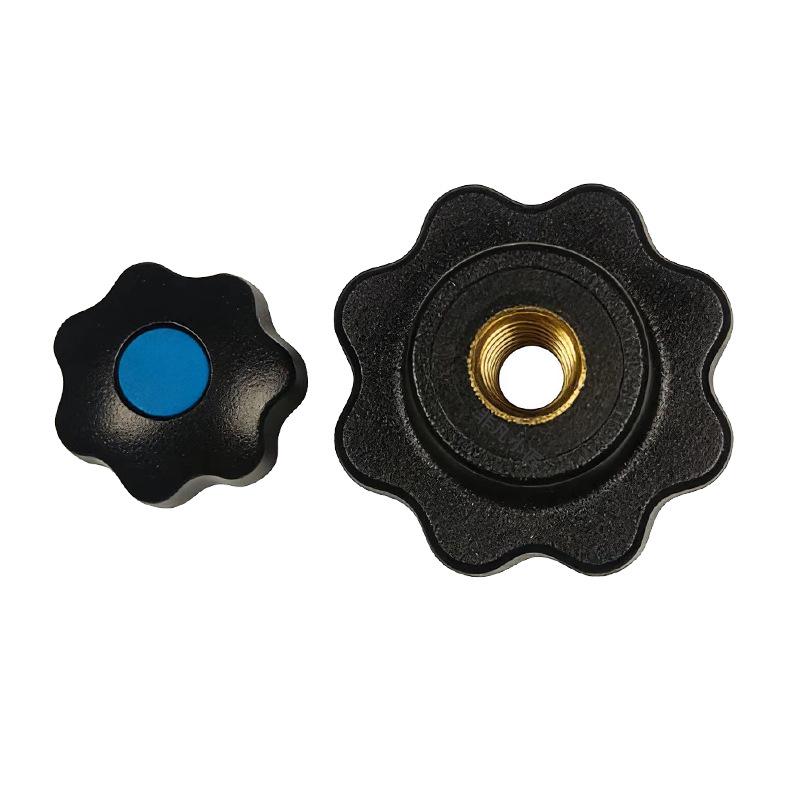 Nylon M10*40 Frosted Anti-Slip Seven-Pointed Star Handle
