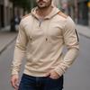 Men's  Tee Tee Top Long Sleeve Shirt Long Sleeve Hooded Summer Fall Patchwork Daily Casual Street Style Zipper Outdoor Street Causal