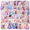 Iridescent Doodle Stickers: 50 Waterproof Sheets for Cars, Phones, Cups & Suitcases - Creative Kids' Decorative Decals