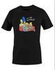 Koszulki męskie i damskie The Simpsons Rodzina Kanapa Graficzny Nadruk Unisex Męska Koszulka S M L XL 2 3 4 XL