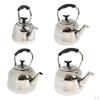 Whistling Kettle Stainless Steel Camping Kitchen Tea Coffee Water Pot