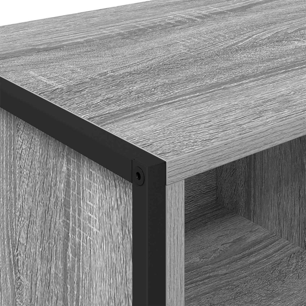 Sideboard 2 pcs Grey Sonoma 81 x 36 x 150.5 cm Particleboard