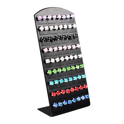 Acrylic Ear Studs Display Rack Stand Holes Earring Holder Showcase Organizer Show