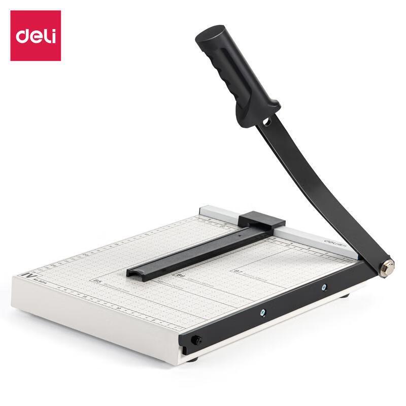 Deli 8014 Manual Steel Paper Cutter A4/A3 CN plug (adapter included)