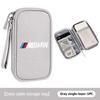 For BMW 3 Car Styling Digital Storage Bag Oxford Cloth Cable Tools Travel Purse For BMW M Sport M2 M3 M4 M5 M6 E46 E90 E60 F10 F20 E87 X3