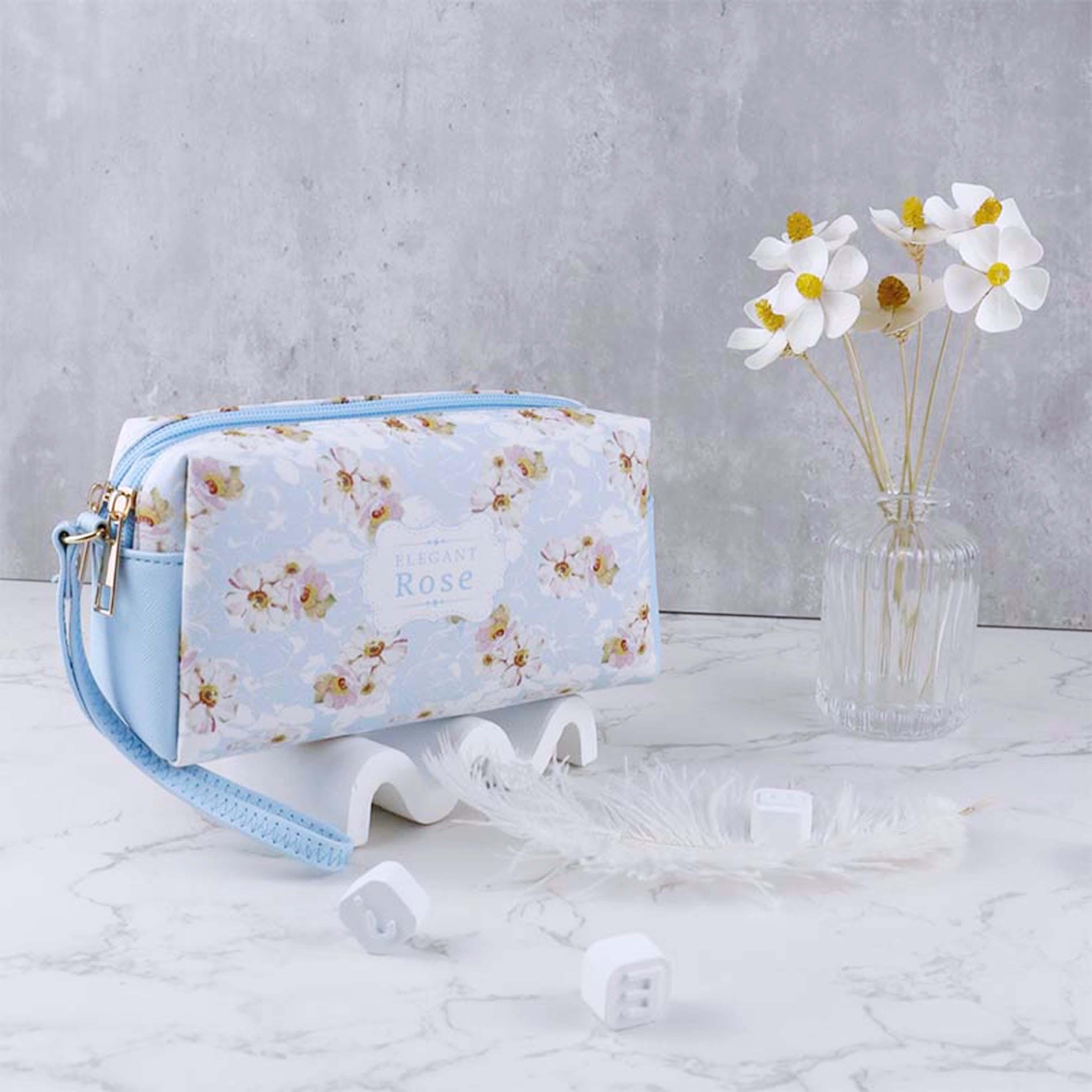 

1 шт. блестящая косметичка с леопардовым принтом, дорожная косметичка, блестящий пенал для студента, подарочная косметичка, дорожная сумка для хранения, рождественский подарок rose blue