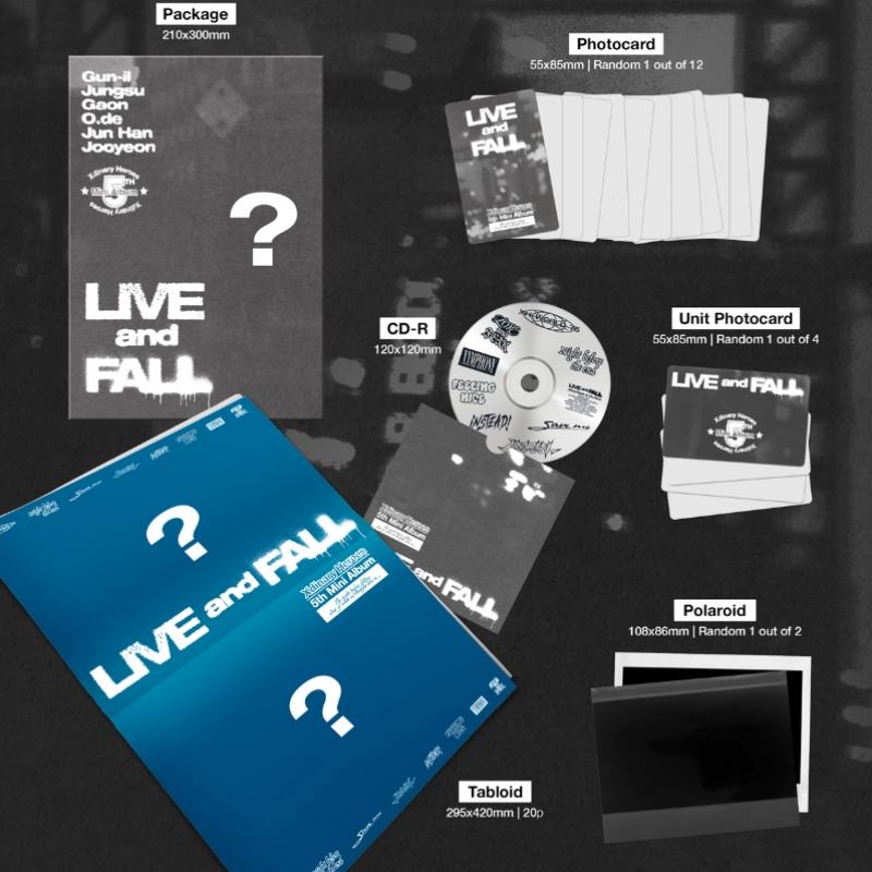 Xdinary Heroes   Live And Fall   Mini Album Vol. 5  Tabloid Ver. 