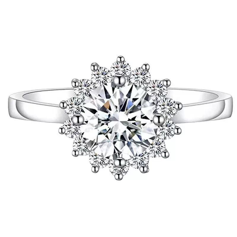 Luxury Adjustable Diamond Couple Wedding Ring - Elegant, Simple, Fashionable