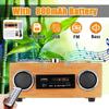 Wireless Wooden Retro Speaker Radio Subwoofer Home Sound Column Bluetooth Music Center Support USB/TF/FM