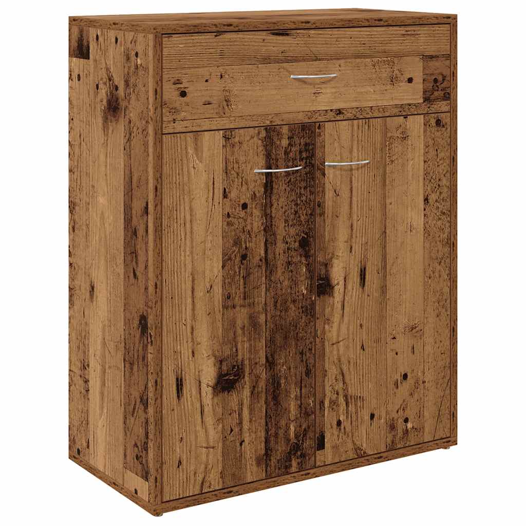 Sideboard in Rustic Wood Look 60 x 30 x 75 cm Engineered Wood