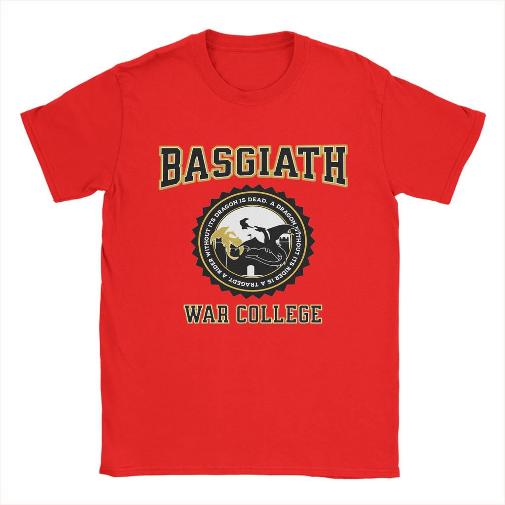 Streetwear Basgiath War College Fourth Wing Merchandise Tshirt Men O-neck Short Sleeve Tops Shirts  Cotton Summer Top Tee