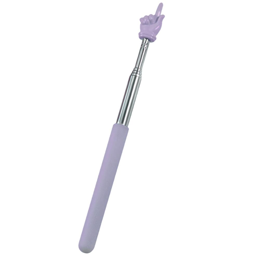 Telescopic Teaching Pole Classroom Indicator Stick For Reading And Learning Creative Finger Shape Teaching Stick School Supplies