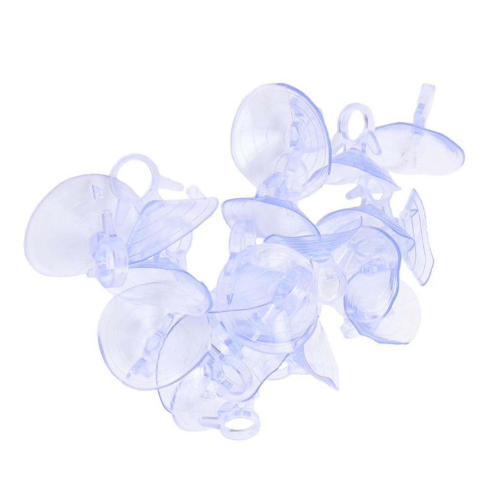 20PCS Car Sun Visor Fixing Suction Cup Rubber Mini Pull Ring Automotive Window Sucker Hook for Car Kitchen Bathroom