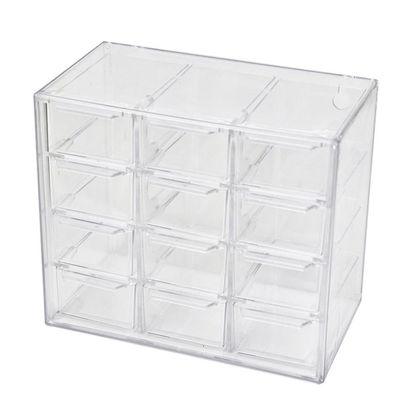 Desktop Drawer Organizer Mini Drawers Plastic Desk Craft Storage Box