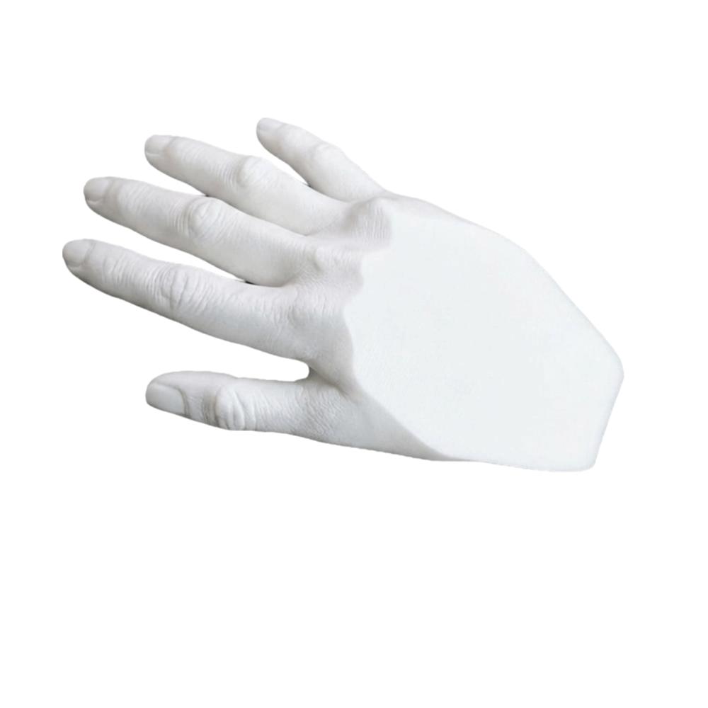 3D Printed Door Stopper Realistic Hand Shaped Non Slip Hand Shaped Door Stopper Anti Slip Fine 3D Printing Workmanship
