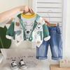 Kids Casual Long-Sleeve Set, Comfortable Daily Wear Outfits