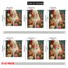 2pcs,2D Plane Printing Contemporary Curtains Vibrant Santa Claus Versatile Polyester Fabric (without Rod) Room Decor Ldeal for