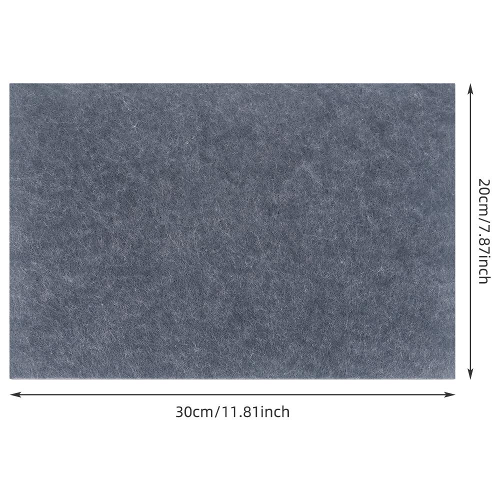 5pcs Professional Durable DIY Leather Handicraft Punching Assisted Pad Tools, 30 * 20cm Gray High-density Sound-absorbing Pad