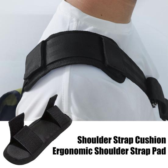 Schulterpolster Atmungsaktives Rucksackpolster Abnehmbares Taschenriemenpolster Lindert Schultermüdigkeit für Kamera Laptop Gepäck Reisetaschen