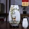 Modern Minimalist Ceramic Vase for Dried Flowers - Porcelain Ornament for Living Room Decor