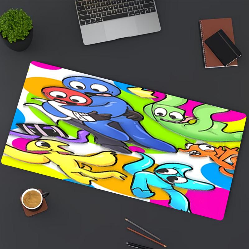 Game Rainbow Friends Print Mouse Pad, for Keyboard Pad Laptop PC Mat for Office Home Use, Desk Decor, Perfect Birthday Gift for Gamers