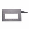 Aluminum Alloy 45° & 90° Angle Ruler Multifunctional Tri-Square Woodworking Layout Tool for Marking, Measuring, Carpentry